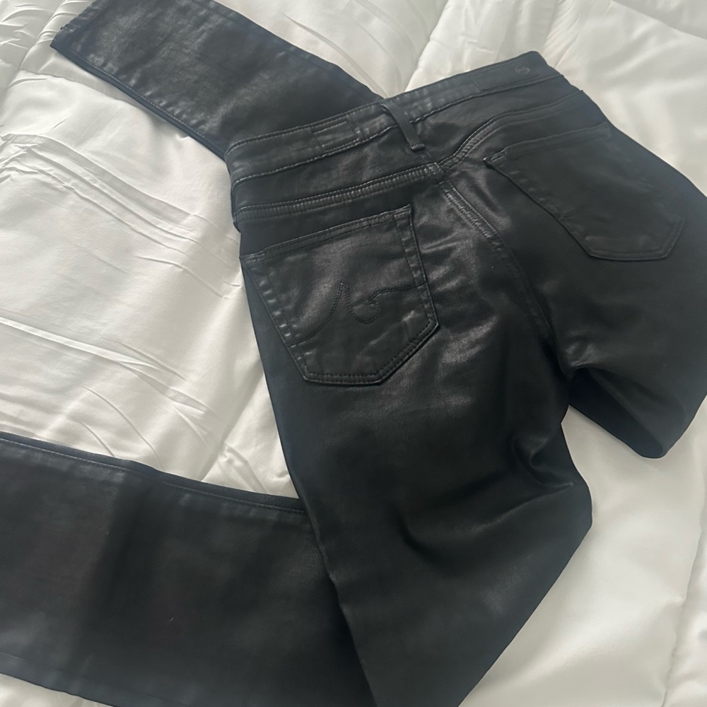 AG Adriano Goldschmied Charcoal Skinny Ankle Pants